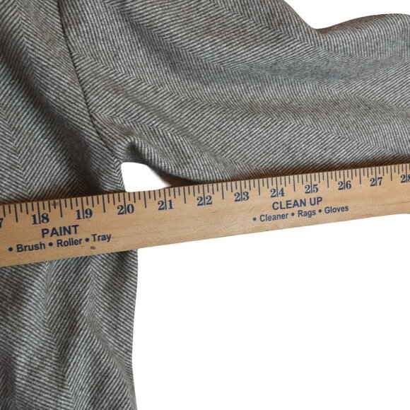 *Pocket Flaw* Elizabeth and James Herringbone Belted Coat  Size S - Picture 6 of 10